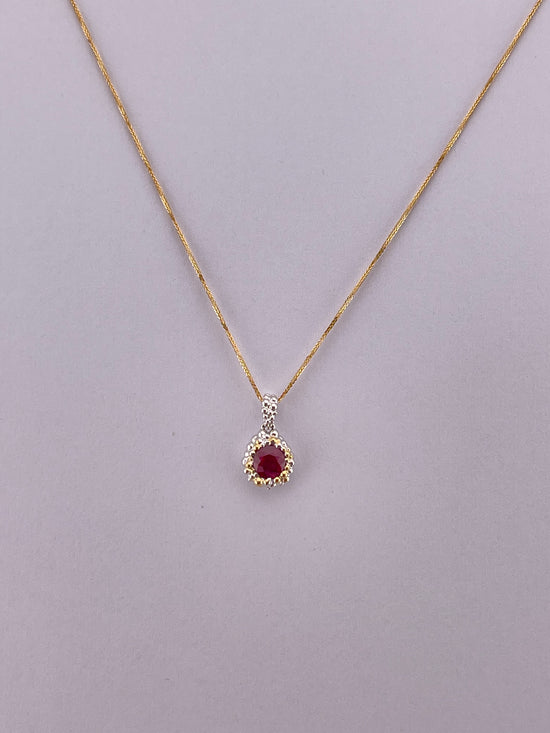 18k Ruby Bubbles Necklace