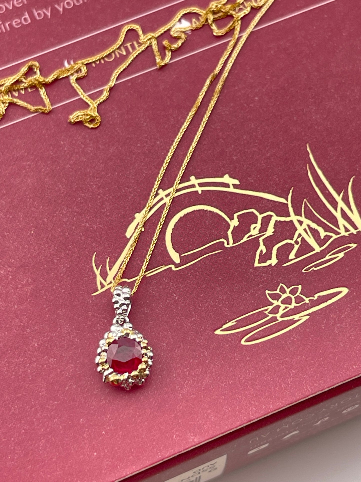 18k Ruby Bubbles Necklace